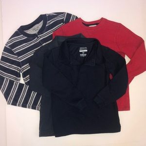 Boys long sleeved shirts size S 6/7